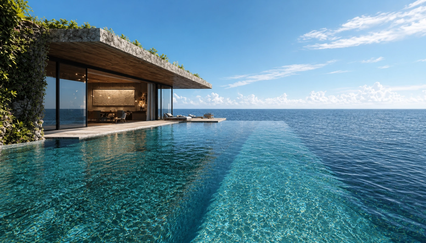 Private luxury villa with pool